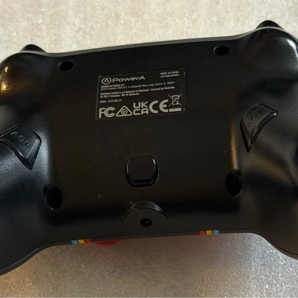 Pikachu Edition Black and Red Gaming Controller
